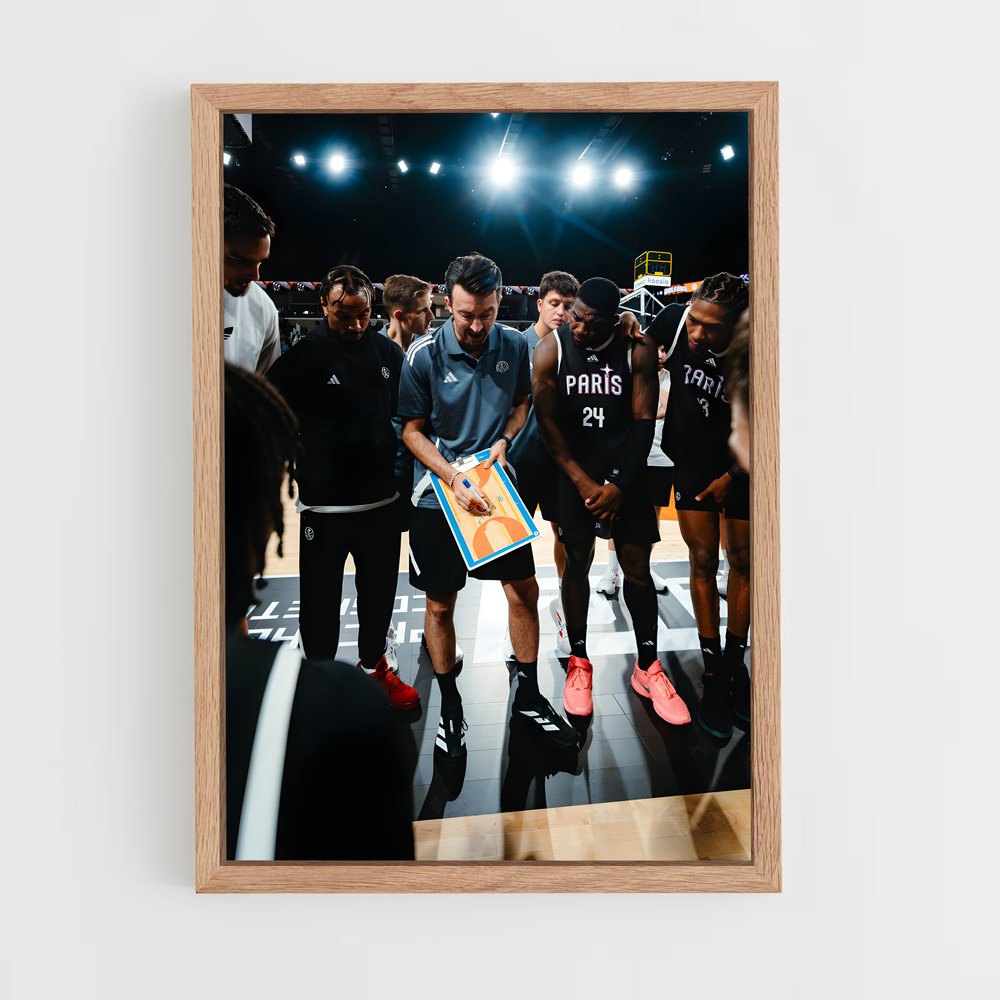 Poster Entraînement des Nets – affiche Basketball (vue 4)